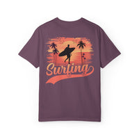 Surfing Paradise Unisex T-Shirt, Casual Beach Wear, Summer Vibes, Gift for Surfers, Vacation Outfit