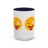Playful Emoji Coffee Mug | Fun Yellow Faces 11oz & 15oz