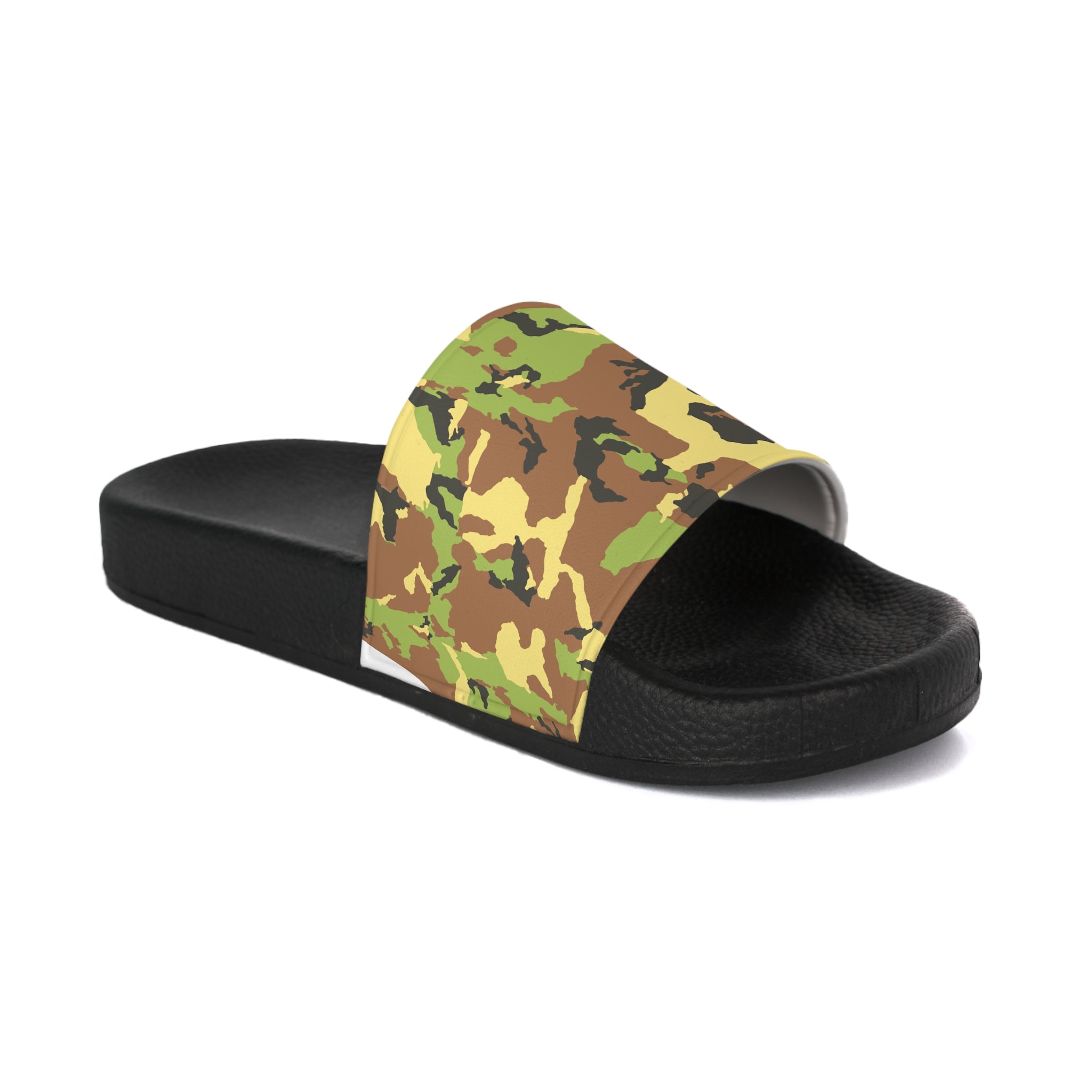 Stylish Camouflage Women's Slide Sandals - Trendy Summer Footwear