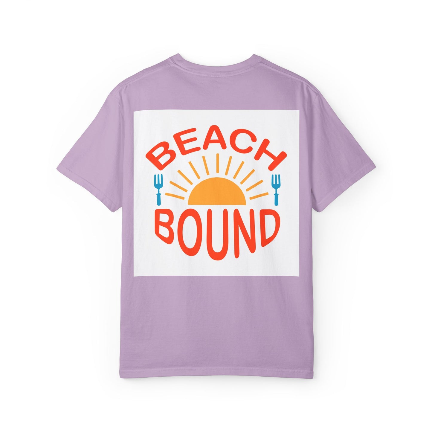 Beach Bound Unisex Garment-Dyed T-Shirt, Summer Vibes, Casual Wear, Beach Trip, Vacation Shirt, Outdoor Activities