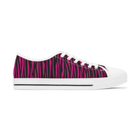 Fierce Pink Zebra Print Sneakers for Women