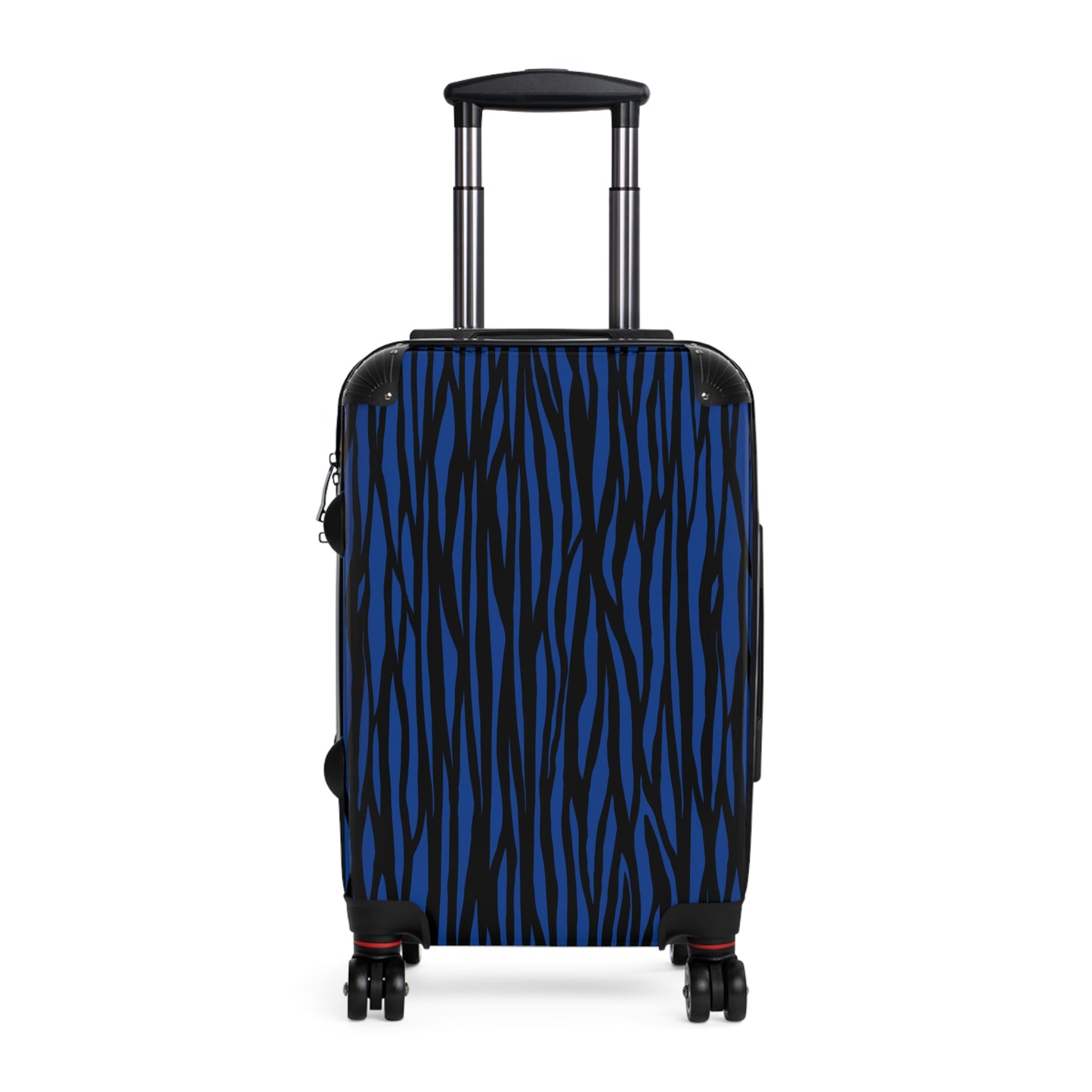 Bold Striped Suitcase - Stylish Travel Luggage for Adventurers