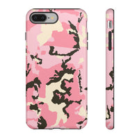Stylish Tough Phone Case – Pink Camo Design for Bold Protection  Make a statement while keeping your phone safe with this eye-catching pink camouflage case that blends fashion with durability.