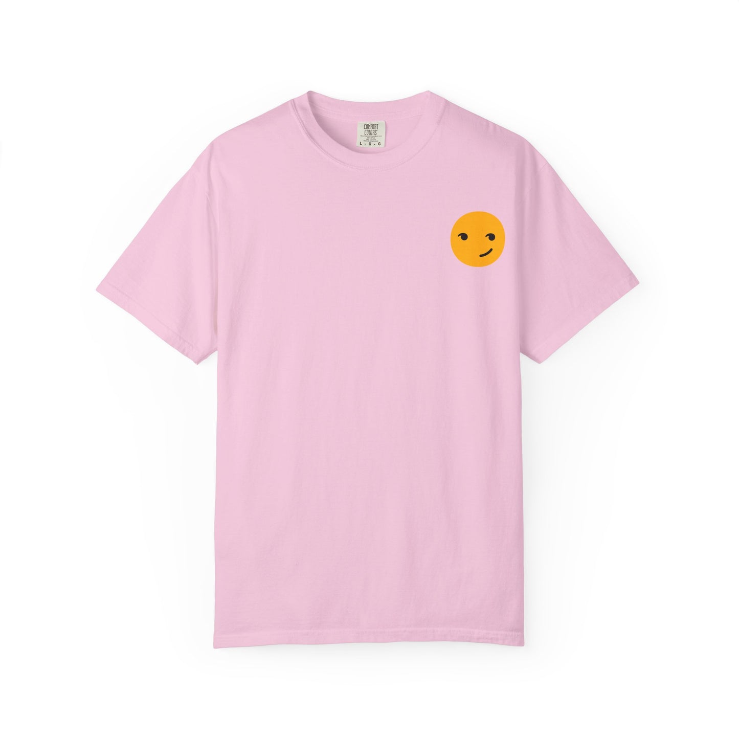 Smile Circle Unisex Garment-Dyed T-Shirt - Fun Casual Tee for Everyday Wear