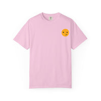 Smile Circle Unisex Garment-Dyed T-Shirt - Fun Casual Tee for Everyday Wear