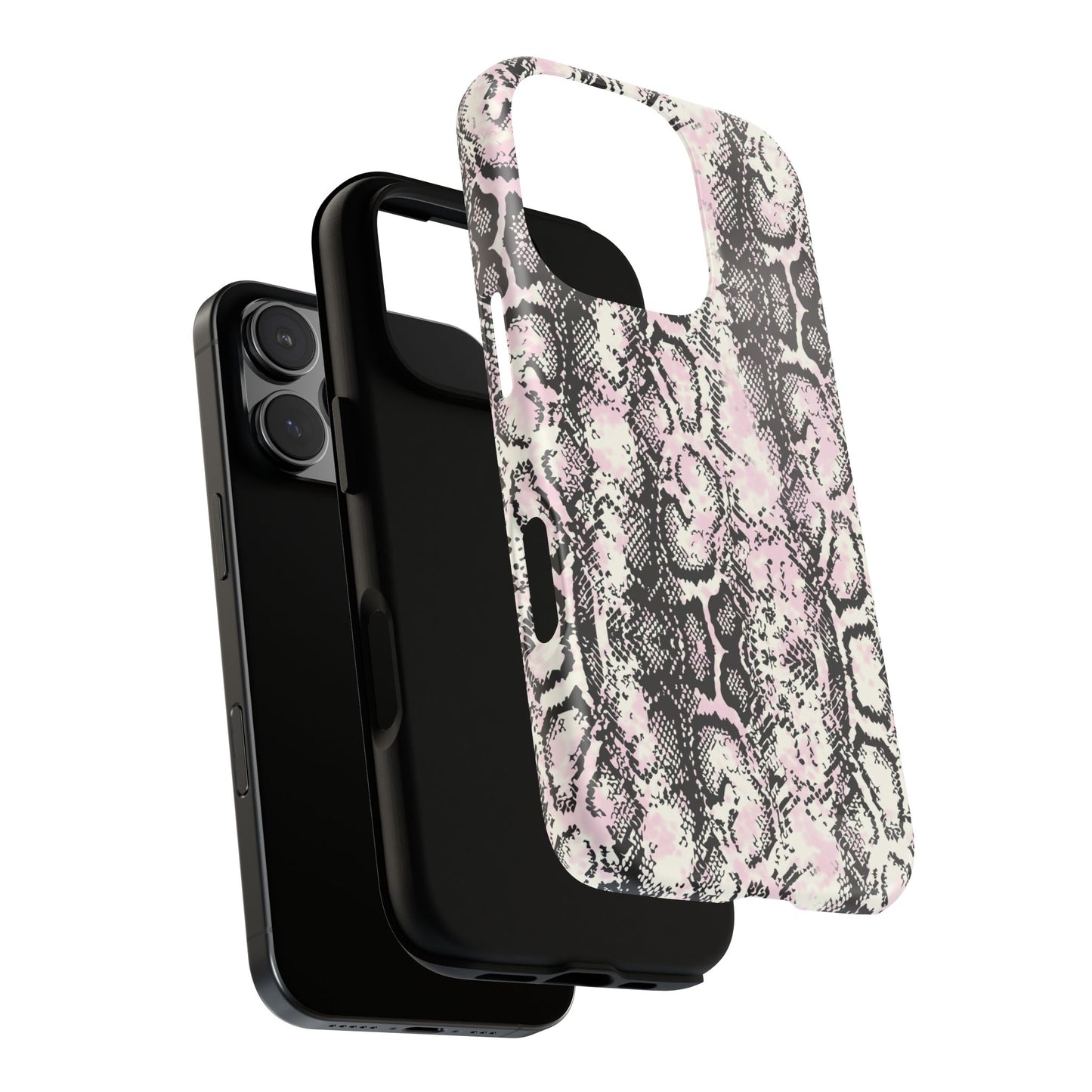 Stylish Snake Print Phone Case - Tough Protection for Trendsetters