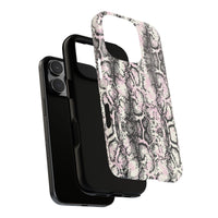 Stylish Snake Print Phone Case - Tough Protection for Trendsetters