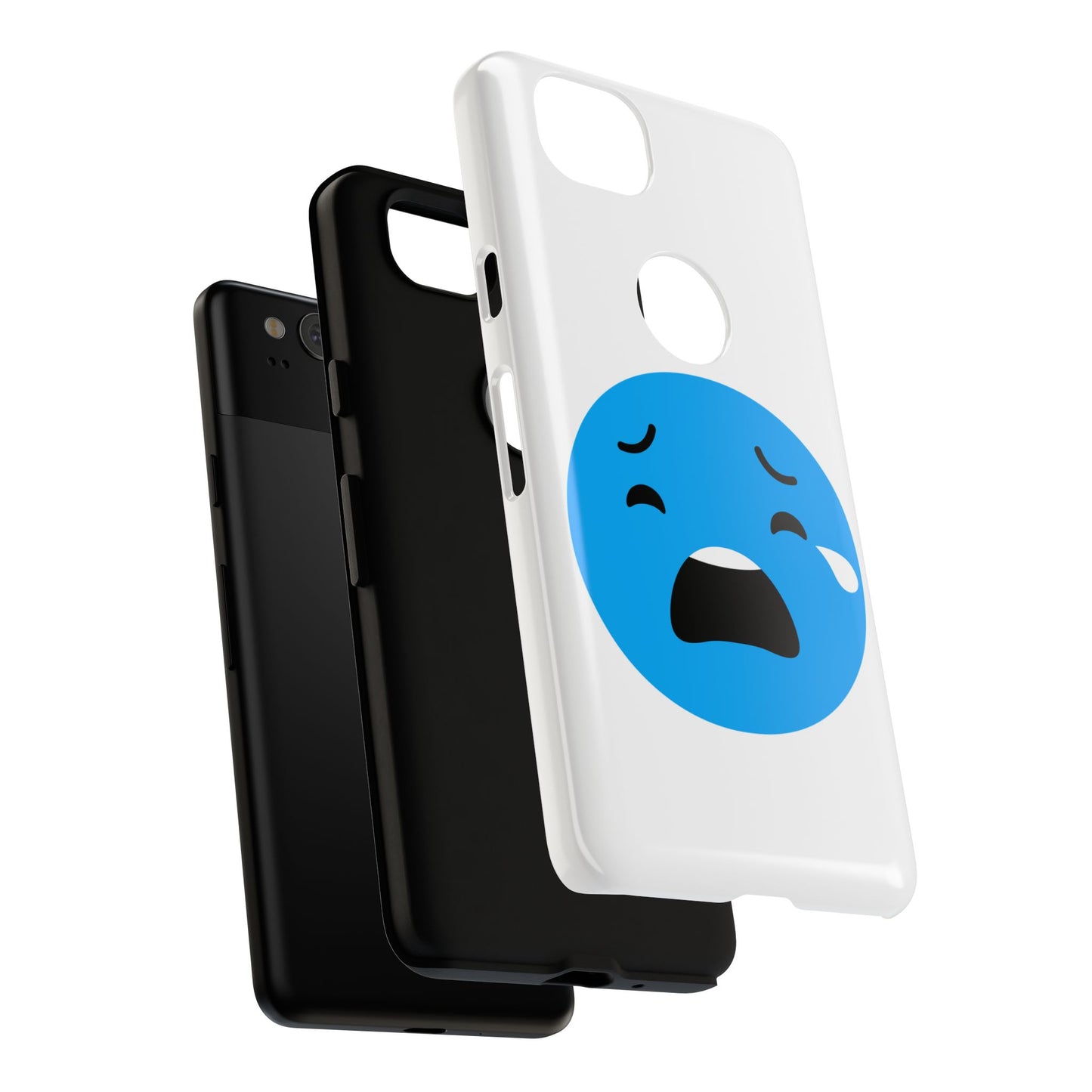 Funny Sad Face Phone Case - Tough and Stylish