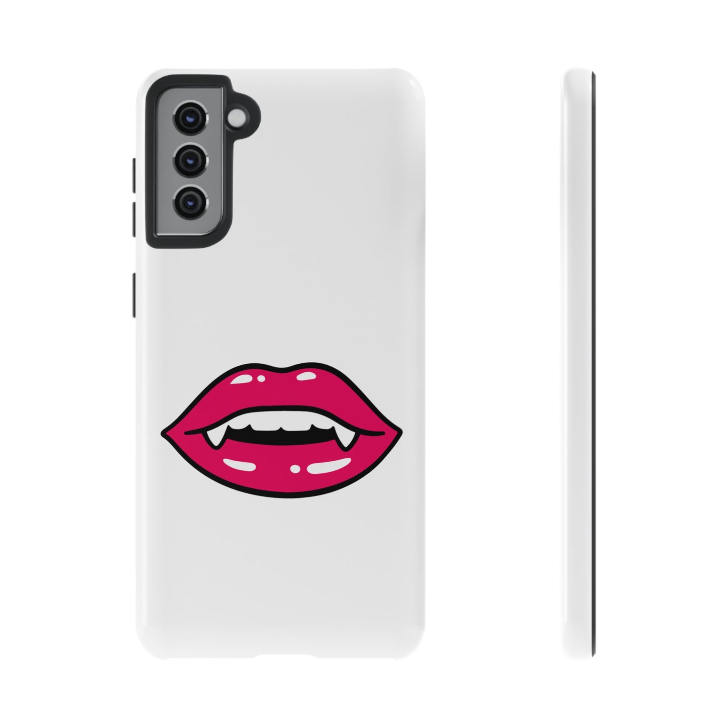 Vampire Mouth Phone Case - Tough Cases for Halloween, Gift for Spooky Lovers, Quirky Phone Accessories, Fun Tech Gear