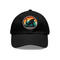 Adventure Dad Hat with Leather Patch – Perfect for Outdoor Enthusiasts
