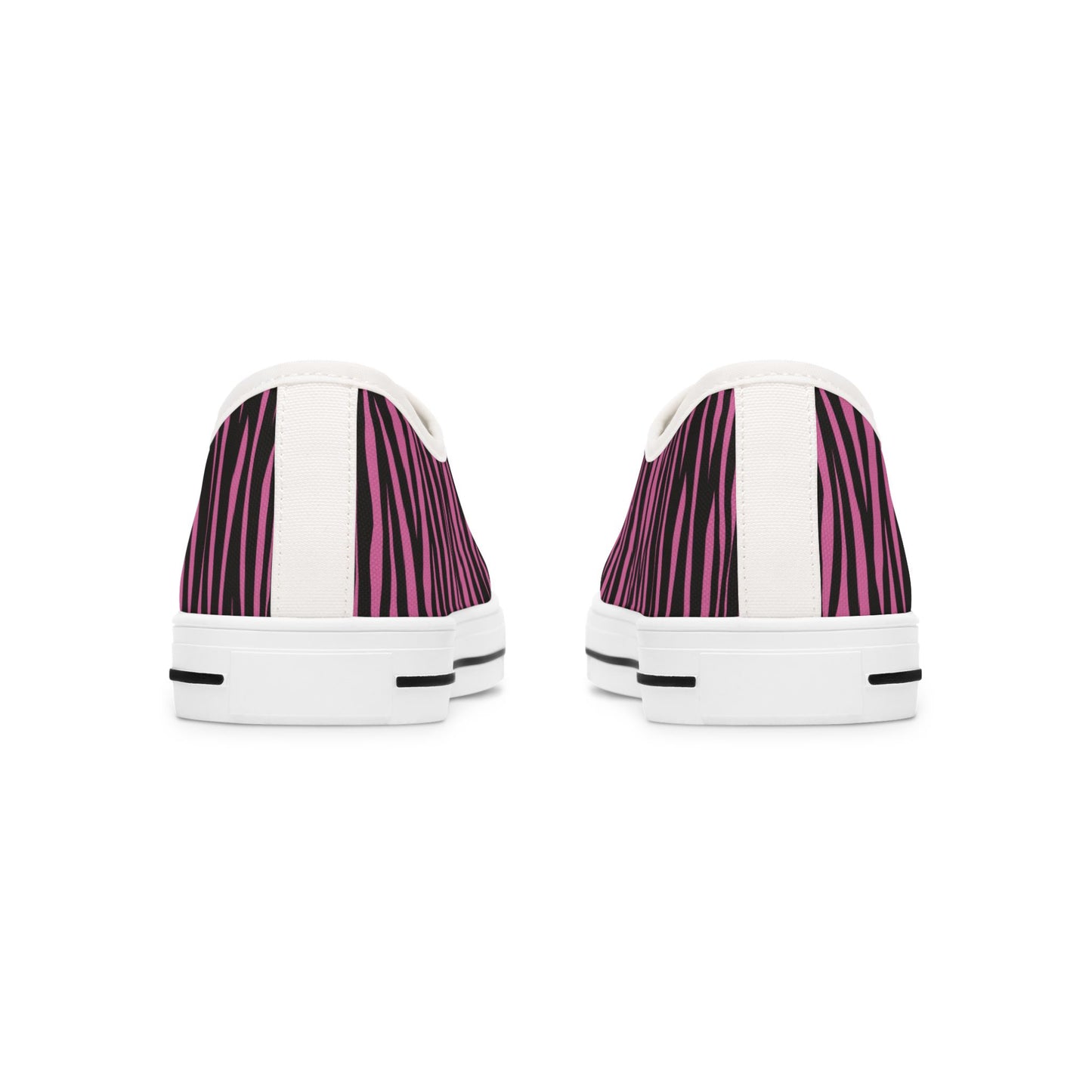 Trendy Women's Low Top Sneakers - Pink Zebra Striped Casual Footwear, Stylish Sneakers for Everyday Wear, Unique Fashion Statement, [...]