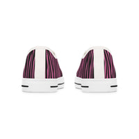 Trendy Women's Low Top Sneakers - Pink Zebra Striped Casual Footwear, Stylish Sneakers for Everyday Wear, Unique Fashion Statement, [...]