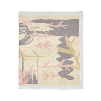 Cozy Boho Soft Polyester Blanket - Nature-Inspired Design