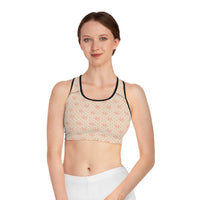 Floral Pattern Sports Bra - Comfortable & Stylish Activewear for Yoga, Fitness, and Everyday Wear