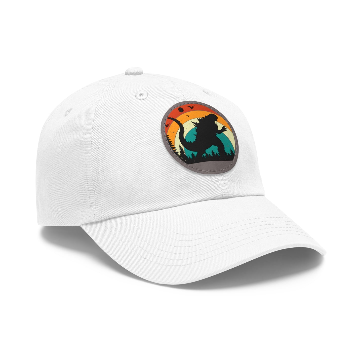 Adventure Dad Hat with Leather Patch – Perfect for Outdoor Enthusiasts