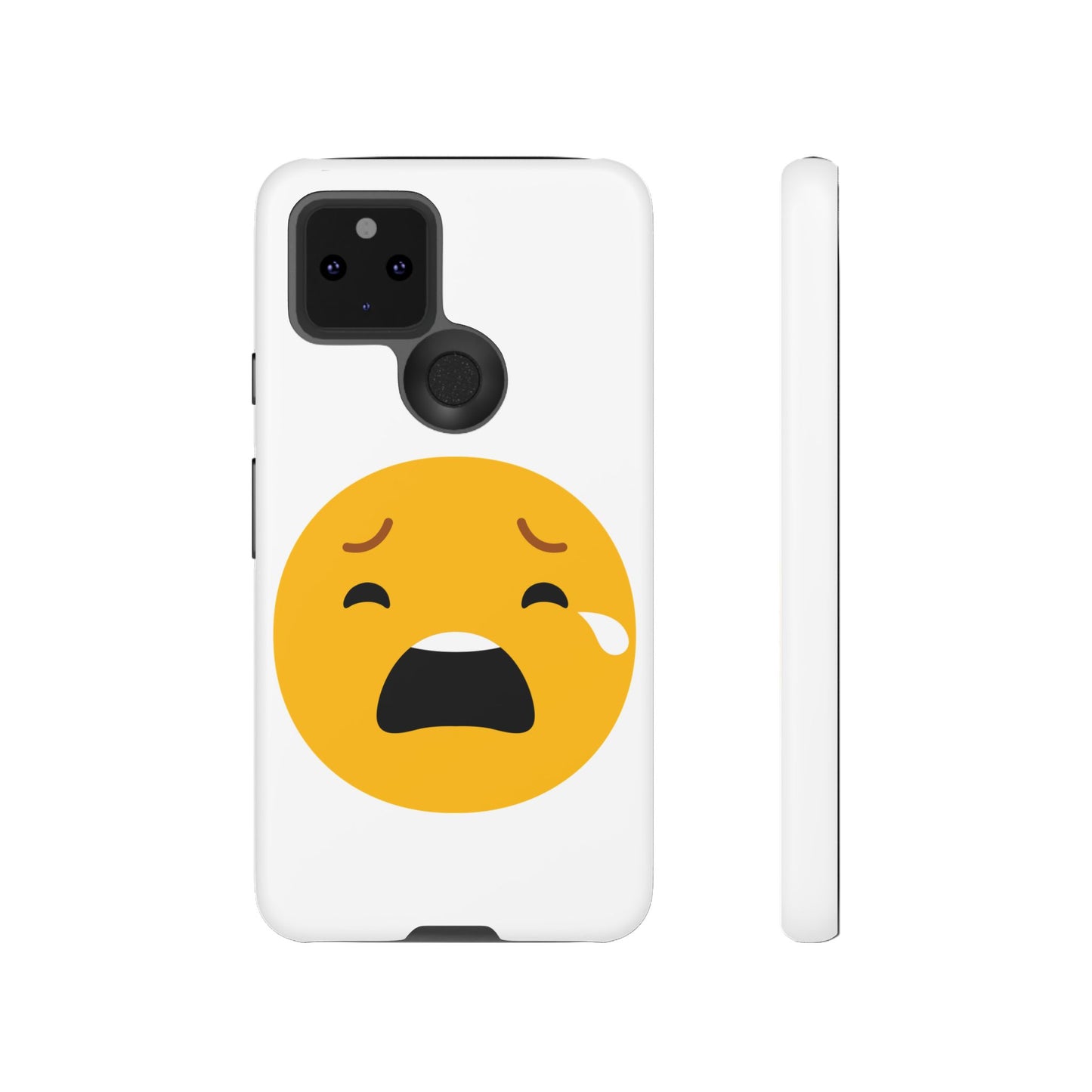 Emotional Tough Case – Sad Emoji Phone Case for Supportive Gifts