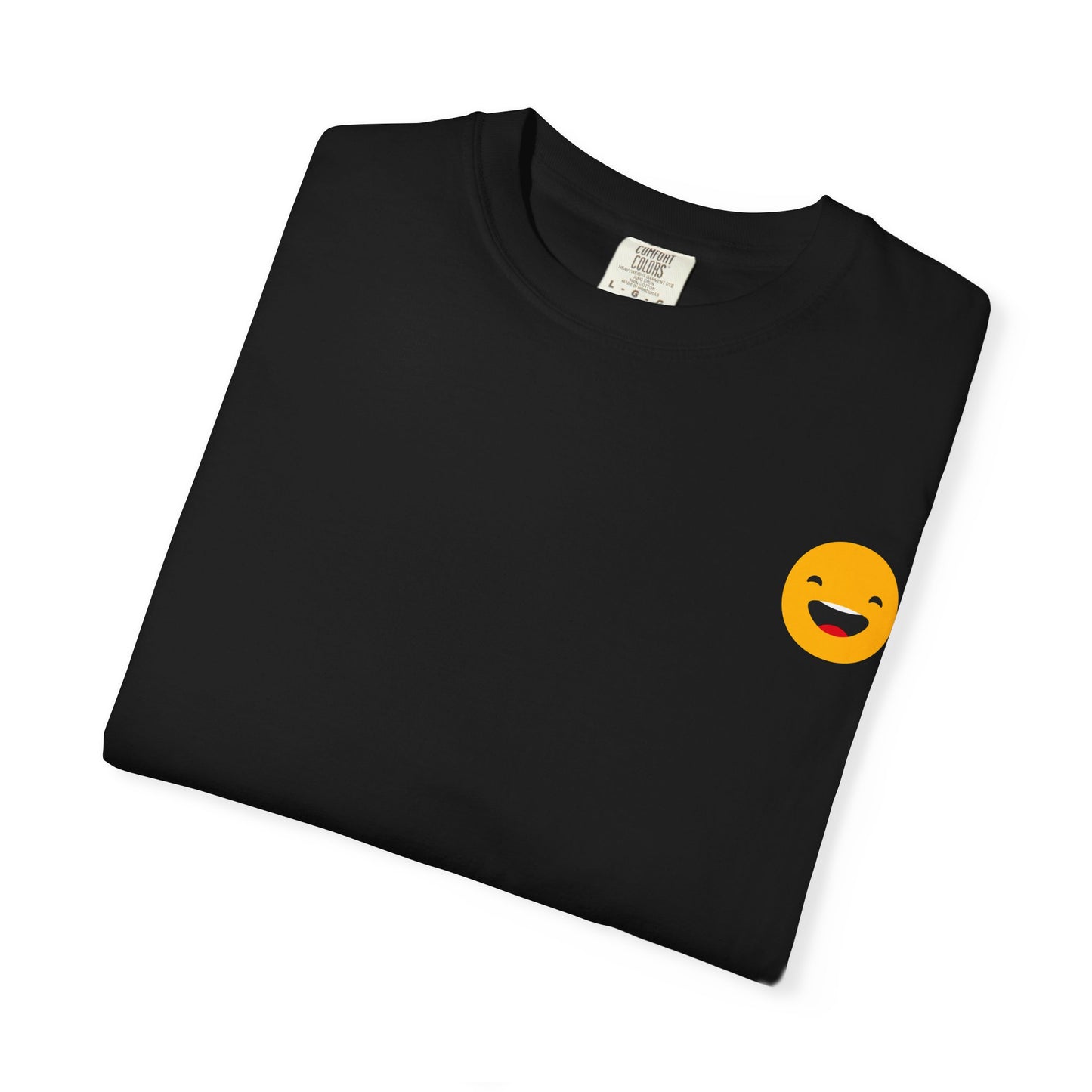 Smiley Face Unisex Garment-Dyed T-Shirt - Fun and Comfortable Casual Wear