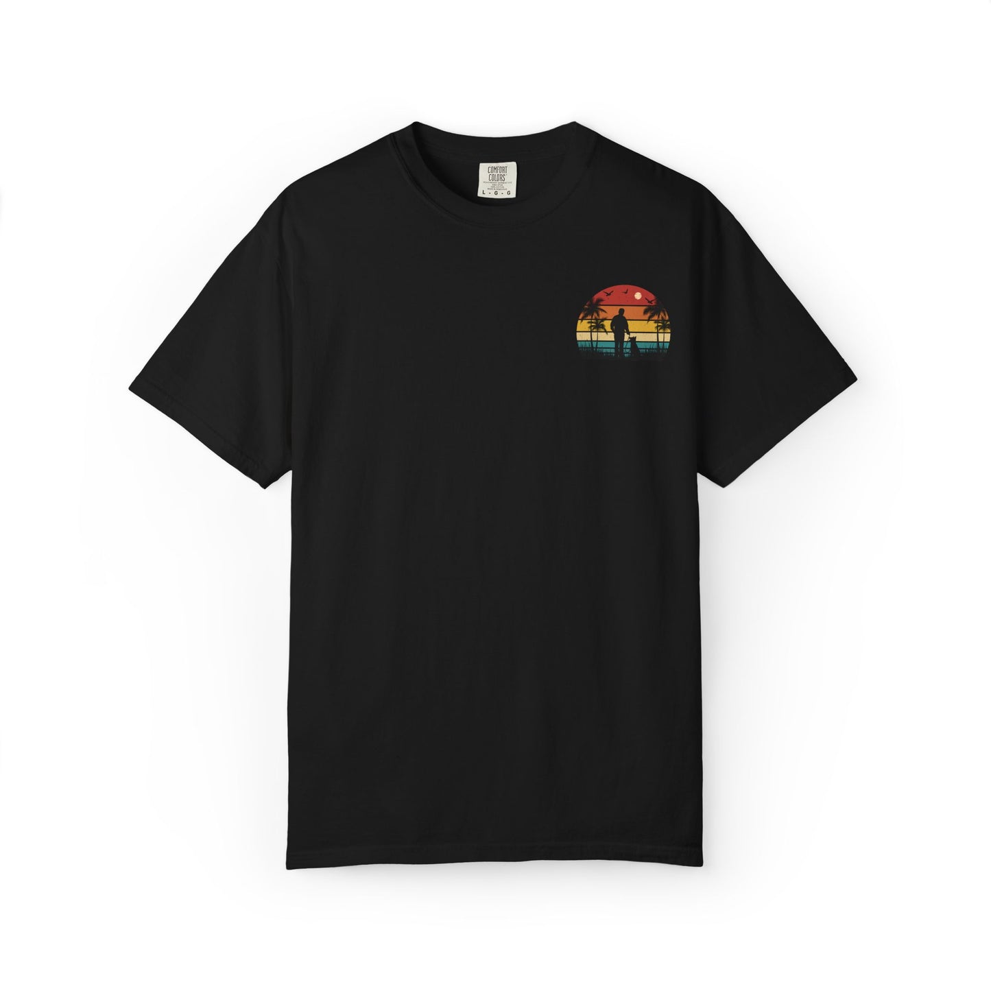 Sunset Silhouette Unisex T-Shirt, Perfect for Nature Lovers, Pet Owners, Casual Days, Summer Outings, Gift for Him or Her