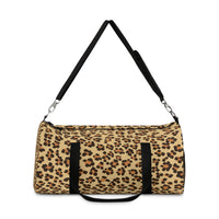 Leopard Print Duffel Bag - Stylish Gym & Travel Companion