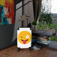Funny Emoji Suitcase - Durable Travel Luggage for Vibrant Adventure