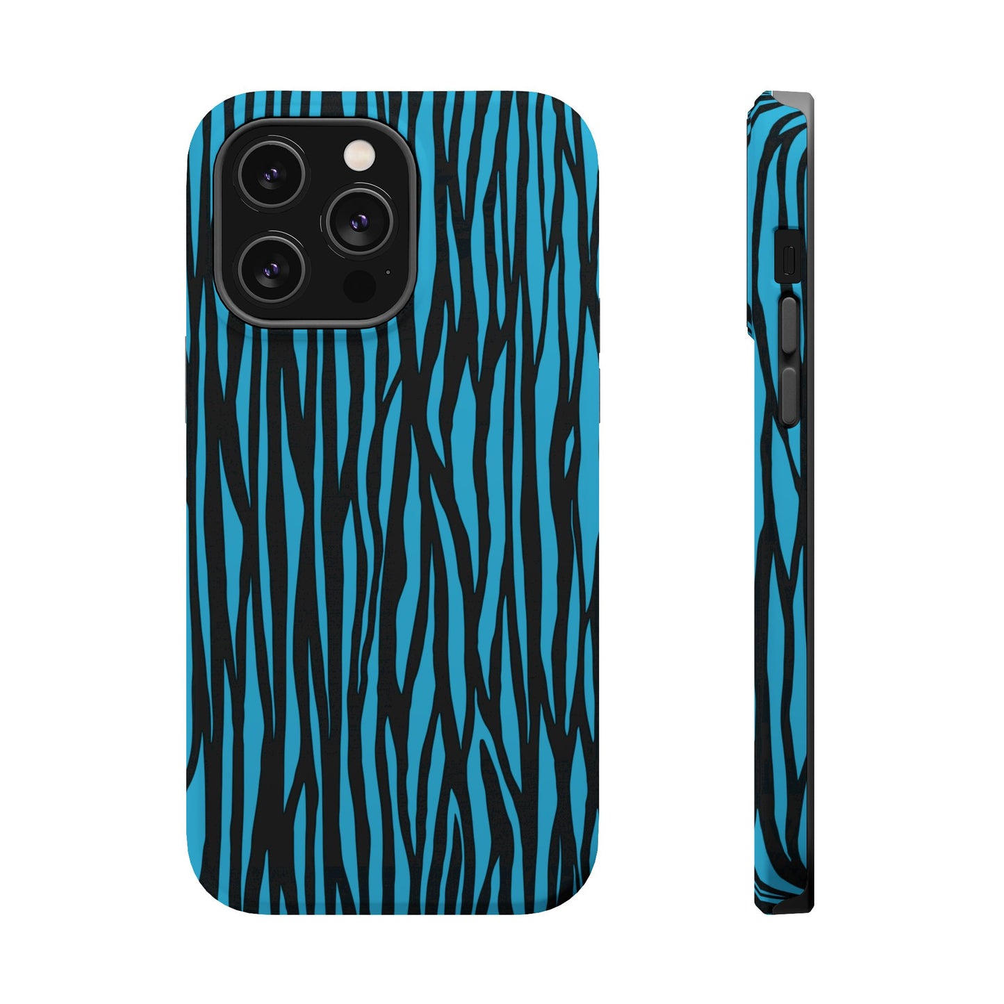 Zebra Print Magnetic Tough Case for iPhone - Durable & Stylish Phone Protection