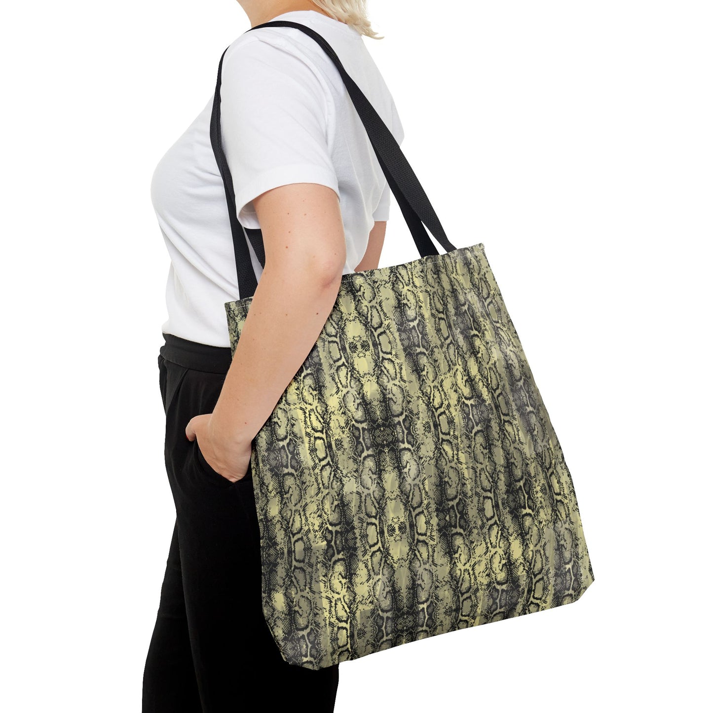 Stylish Snake Print Tote Bag – Eco-Friendly, Perfect for Everyday Use