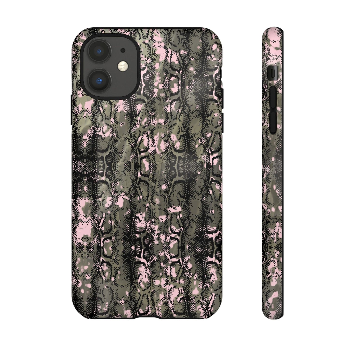 Stylish Snake Print Phone Case for Tough Protection