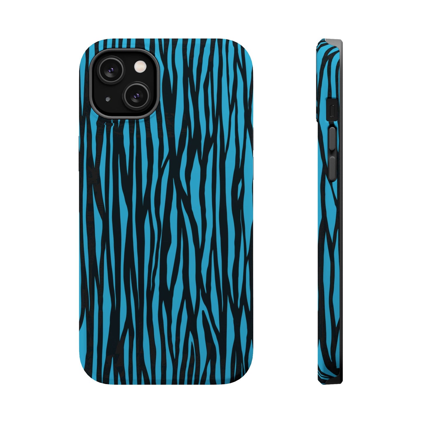Zebra Print Magnetic Tough Case for iPhone - Durable & Stylish Phone Protection