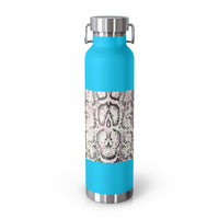 Trendy Snakeskin Insulated Water Bottle - 22oz - Perfect for Travel & Outdoor Adventures