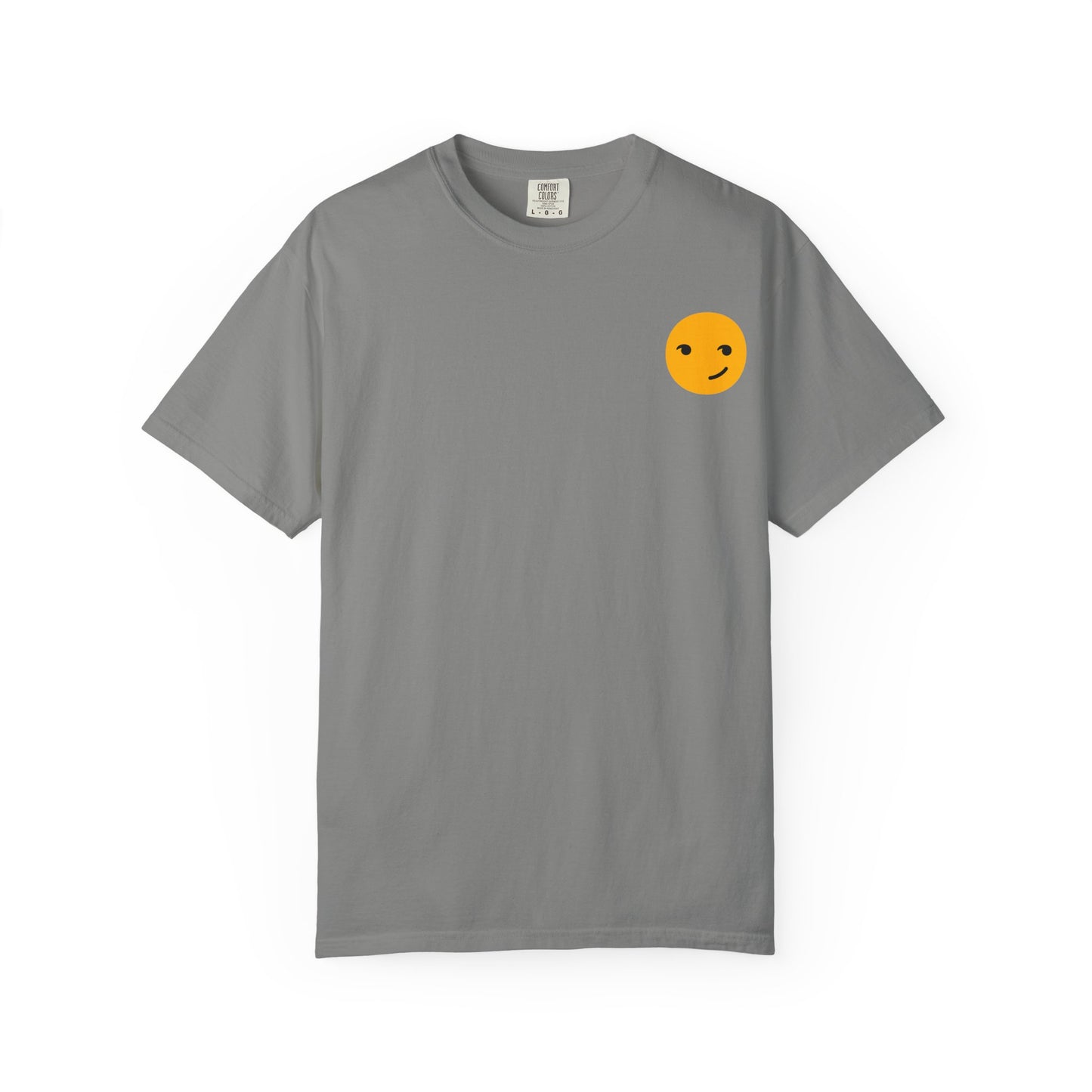 Smile Circle Unisex Garment-Dyed T-Shirt - Fun Casual Tee for Everyday Wear