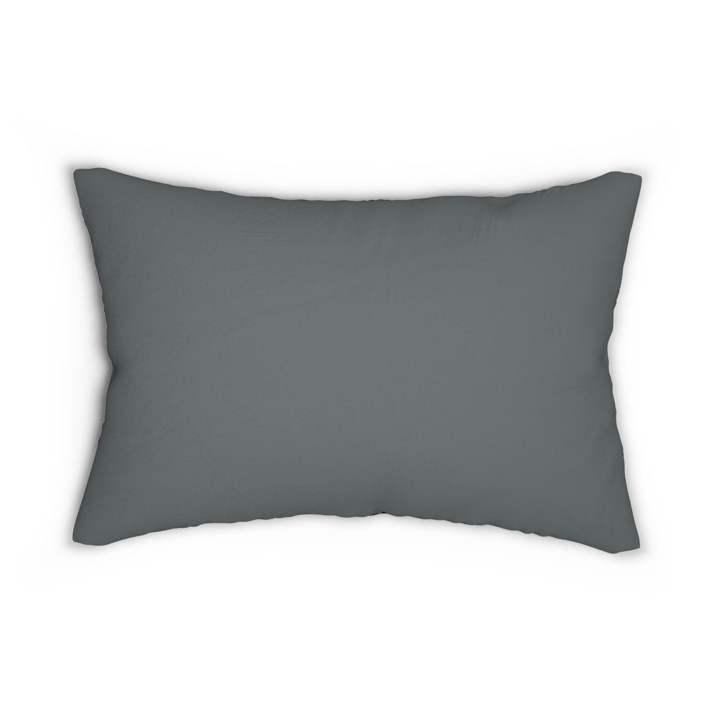 Stylish Black and Gray Lumbar Pillow for Home Decor