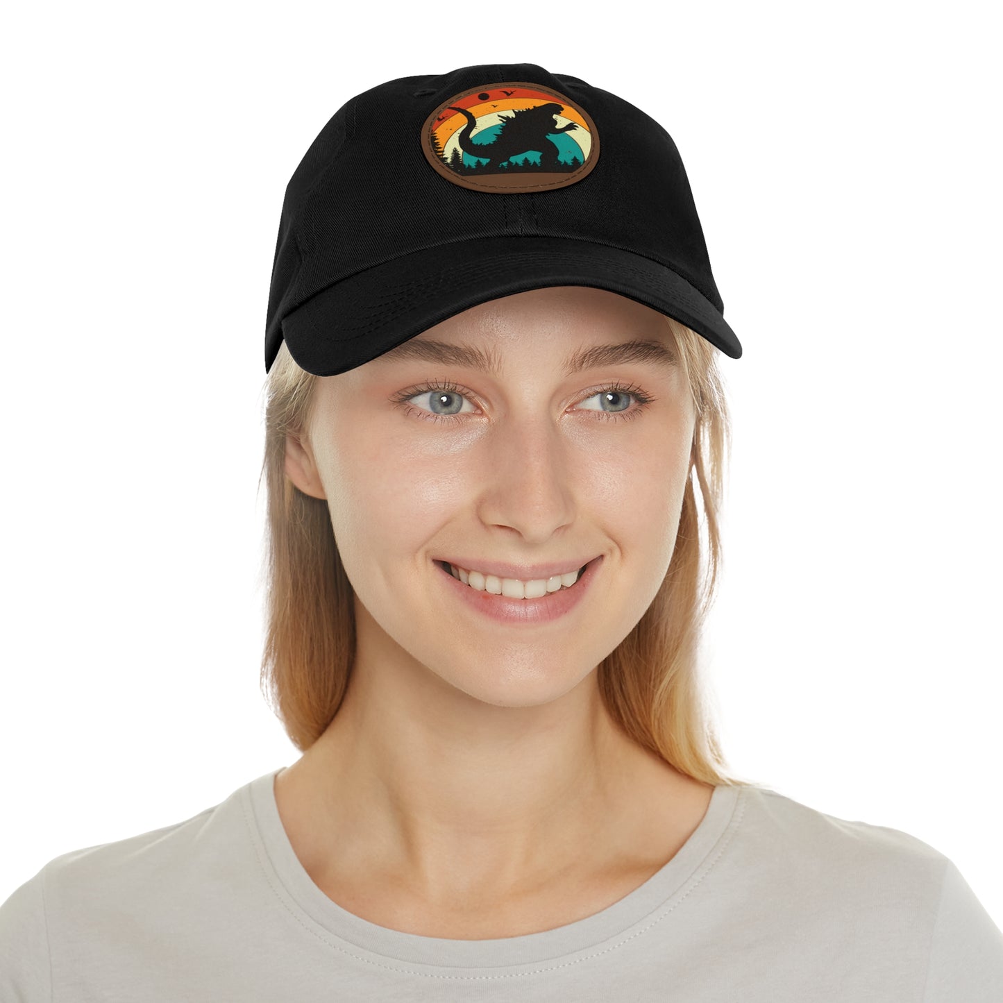 Adventure Dad Hat with Leather Patch – Perfect for Outdoor Enthusiasts