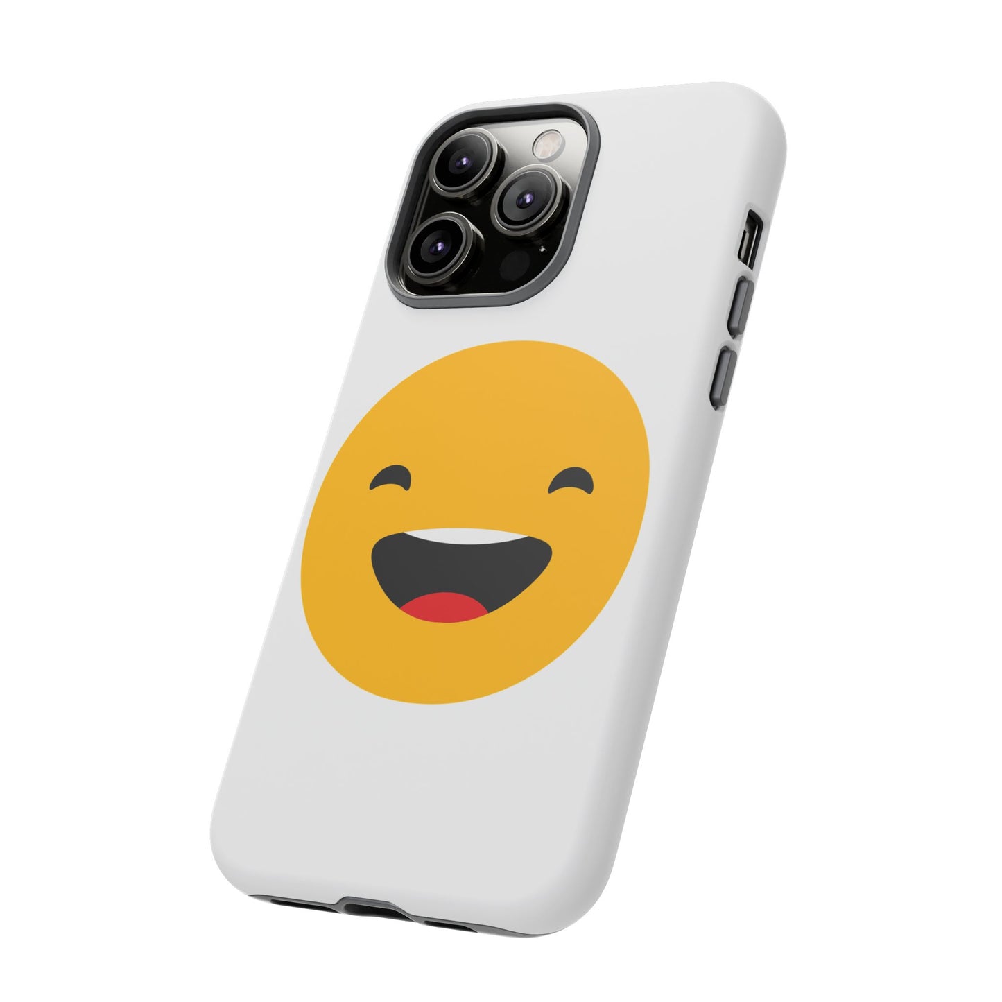 Happy Face Tough Phone Case - Durable Protection with Smile Design