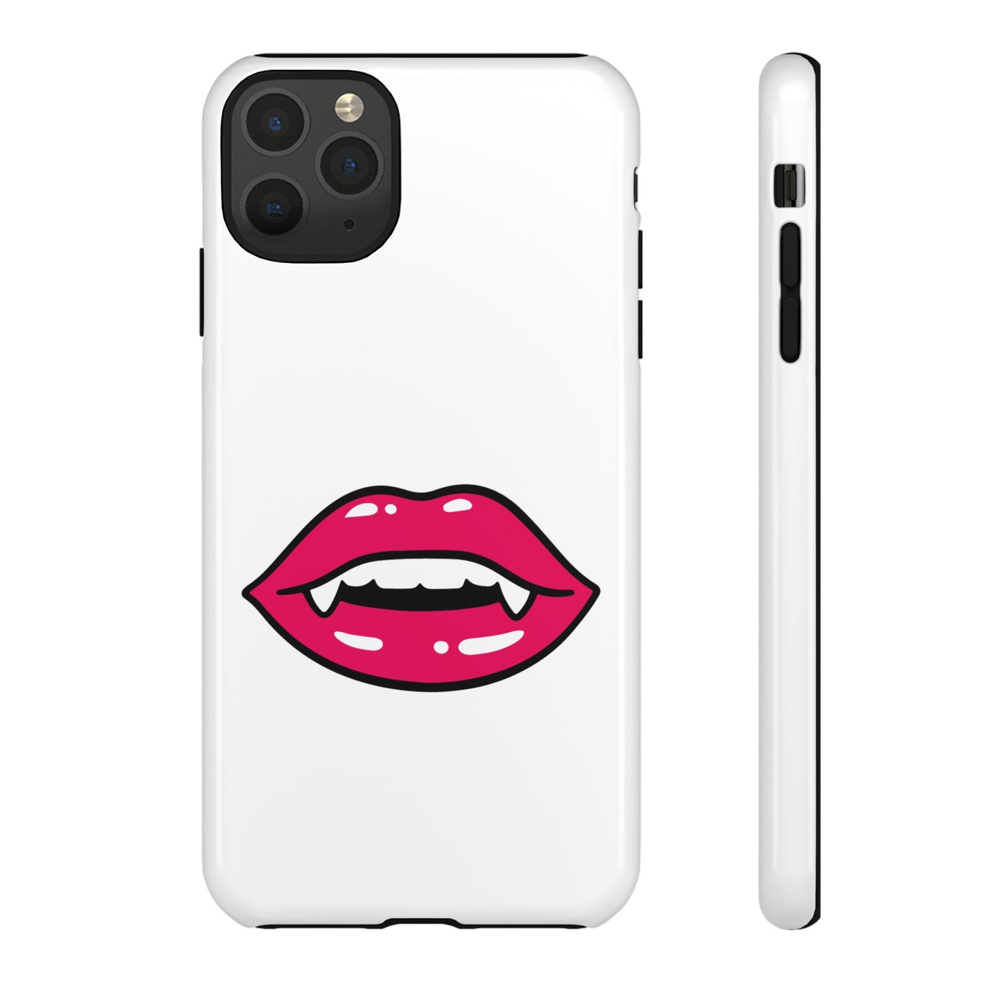 Vampire Mouth Phone Case - Tough Cases for Halloween, Gift for Spooky Lovers, Quirky Phone Accessories, Fun Tech Gear