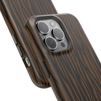Stylish Magnetic Tough Phone Case - Bold Striped Design