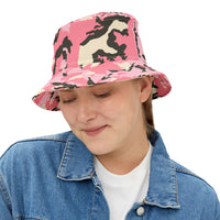 Trendy Pink Camo Bucket Hat for Outdoor Adventures
