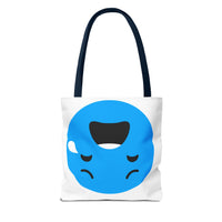 Emotional Expression Tote Bag - Cute Sad Face Design