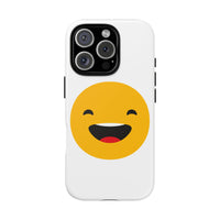 Happy Face Tough Phone Case - Durable Protection with Smile Design