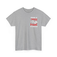 Temporary Pride Unisex Cotton Tee, Fitness Shirt, Apparel, Workout Top,  Gift, Celebration Tee