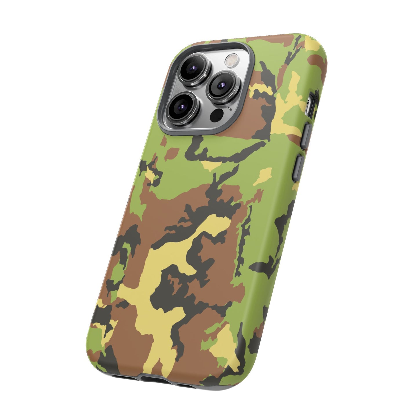 Camo Tough Phone Case - Durable Military Style Cover for Adventure Lovers