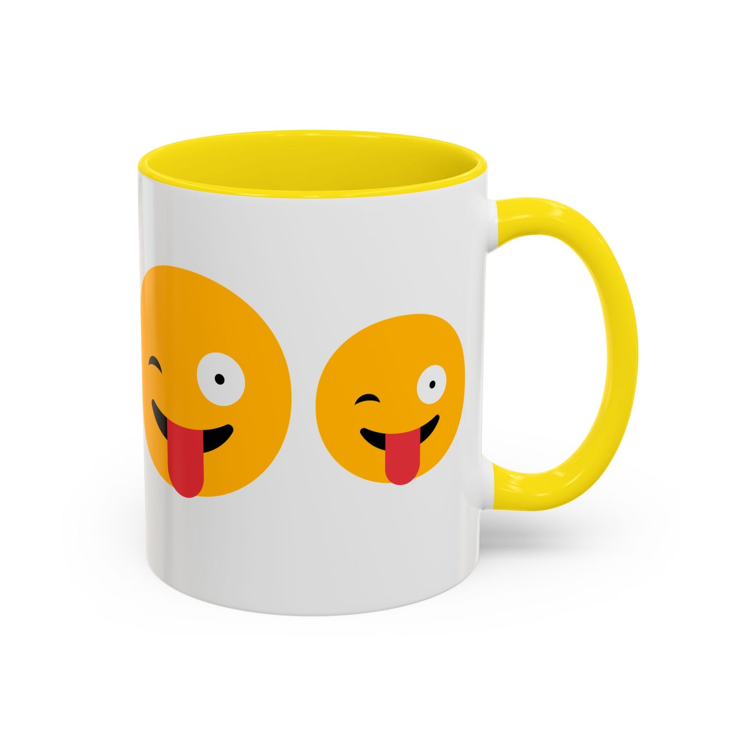 Playful Emoji Coffee Mug | Fun Yellow Faces 11oz & 15oz