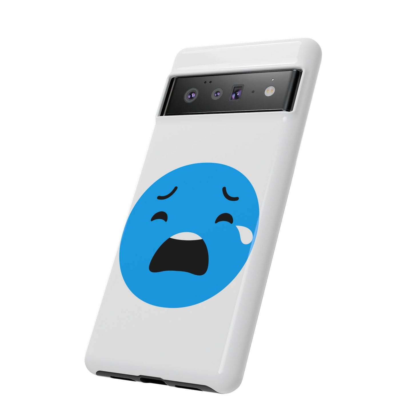 Funny Sad Face Phone Case - Tough and Stylish