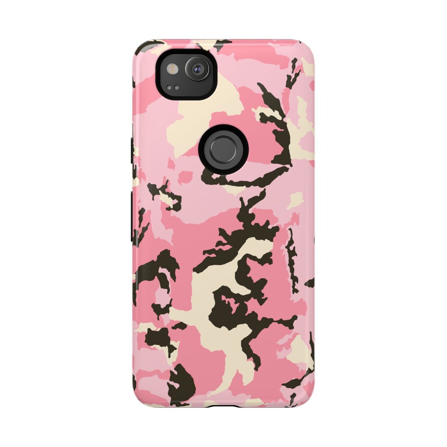Stylish Tough Phone Case – Pink Camo Design for Bold Protection  Make a statement while keeping your phone safe with this eye-catching pink camouflage case that blends fashion with durability.