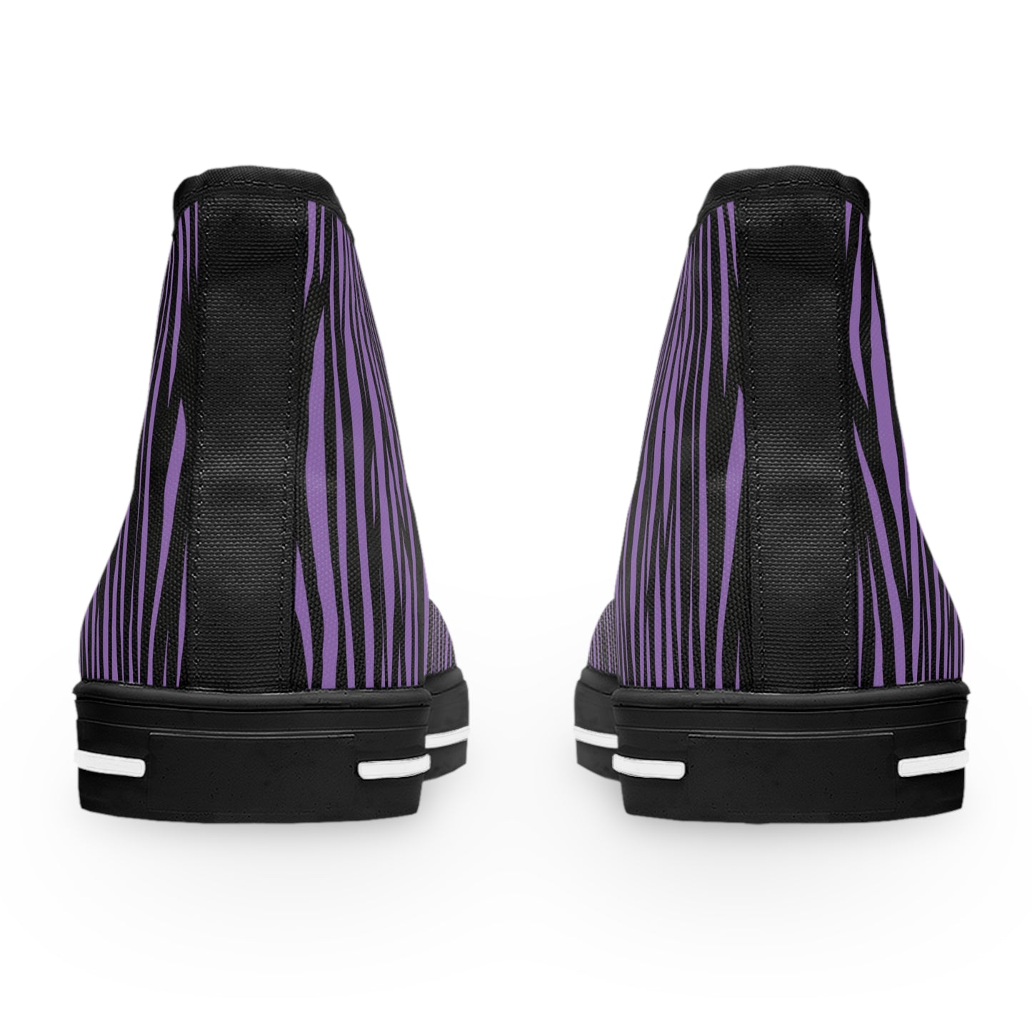 Vibrant Purple Tiger Print High Top Sneakers for Women, Trendy Casual Footwear, Unique Gift, Fashion Statement Sneakers, Summer Essentials