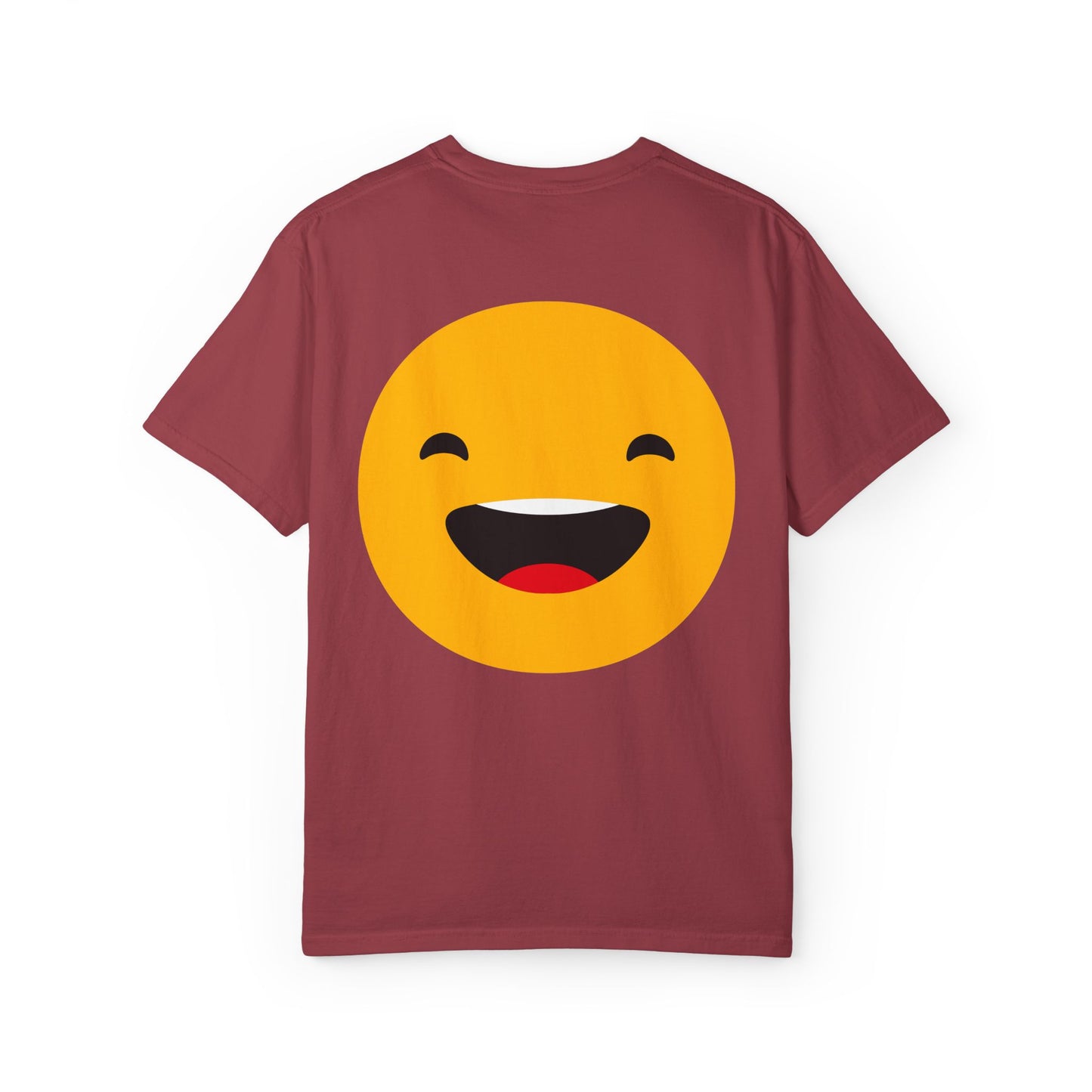 Smiley Face Unisex Garment-Dyed T-Shirt - Fun and Comfortable Casual Wear