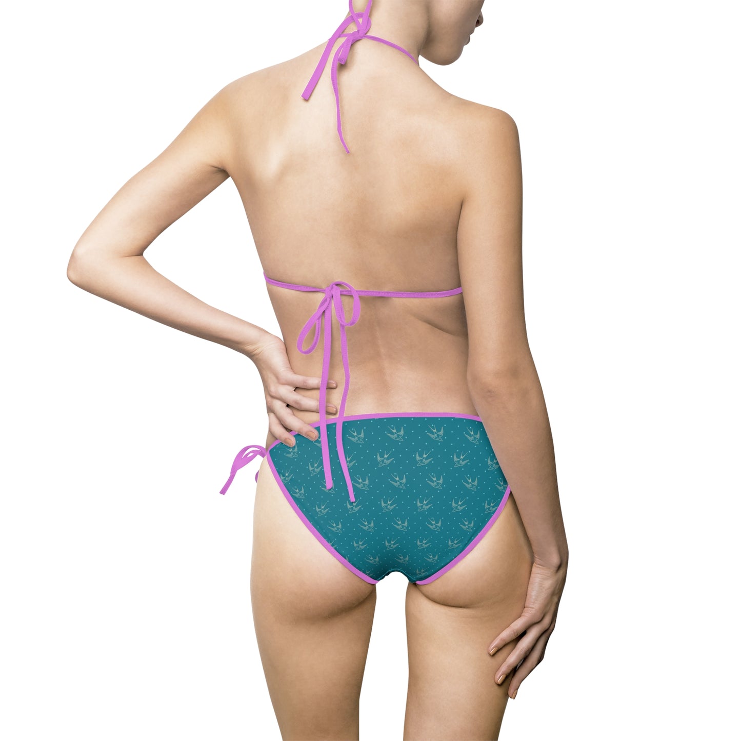 Anchor Print Women's Bikini Swimsuit - Stylish Beachwear for Summer Fun