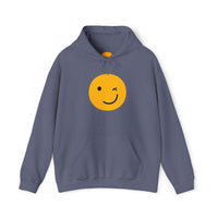 Smiley Face Unisex Hooded Sweatshirt - Fun and Cozy