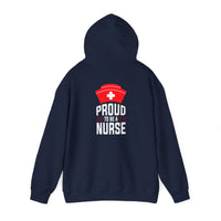 Nurse Life Hoodie - Unisex Heavy Blend™ Sweatshirt with Red Cross Design