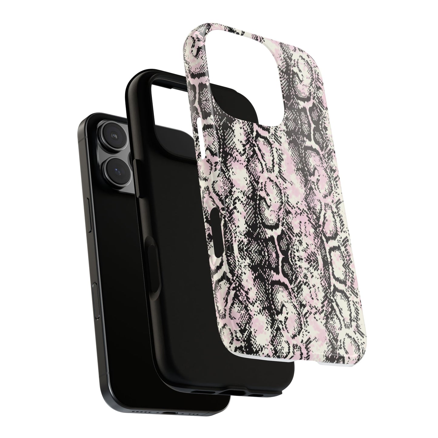 Stylish Snake Print Phone Case – Trendy Design, Tough Protection  Make a bold fashion statement while keeping your phone safe with this sleek and durable snake print case.
