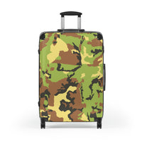 Camo Pattern Suitcase - Stylish Travel Luggage for Adventurers